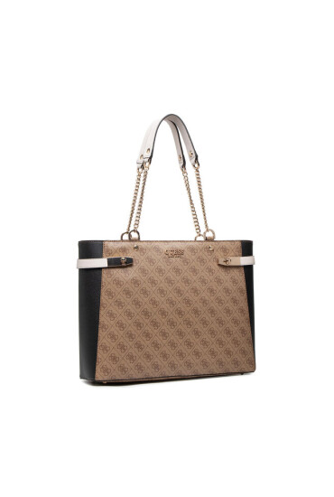 Guess Дамска чанта Zadie Logo Girlfiend Tote HWSG83 96230 LBL - Mera.bg