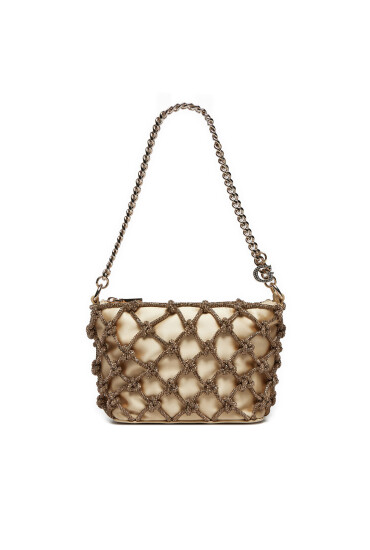 Guess Дамска чанта Zalina HWEG93 50180 Златист - Mera.bg