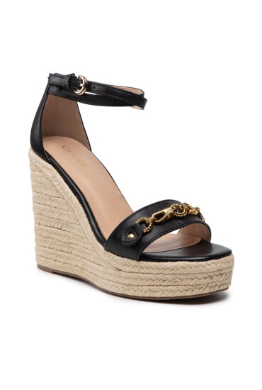 Guess Еспадрили Wendy FL6WEN LEA03 BLACK - Mera.bg