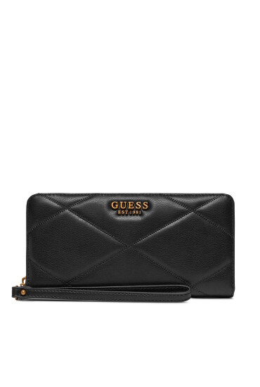 Guess Голям дамски портфейл Cilian (QB) Slg SWQB91 91460 Черен - Mera.bg