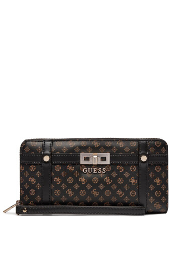 Guess Голям дамски портфейл Emilee (PS) Slg SWPS88 62460 Кафяв - Mera.bg
