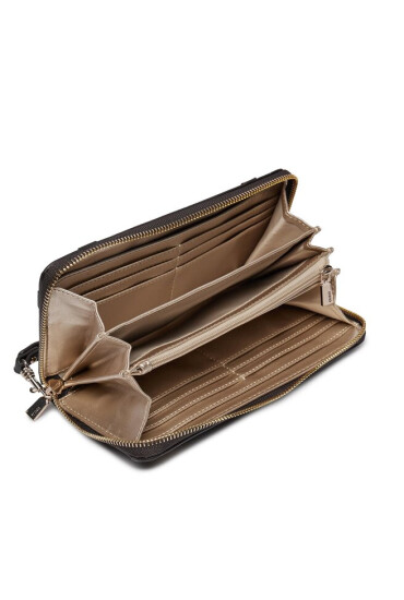 Guess Голям дамски портфейл Emilee (PS) Slg SWPS88 62460 Кафяв - Mera.bg