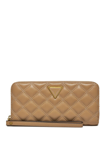 Guess Голям дамски портфейл Giully (QA) Slg SWQA87 48460 Бежов - Mera.bg