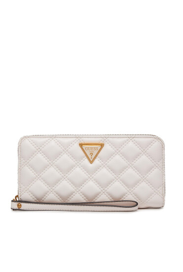 Guess Голям дамски портфейл Giully (QA) Slg SWQA87 48460 Екрю - Mera.bg