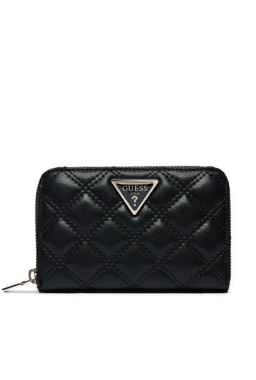 Guess Голям дамски портфейл Giully (QG) Wallets SWQG87 48400 Черен - Mera.bg