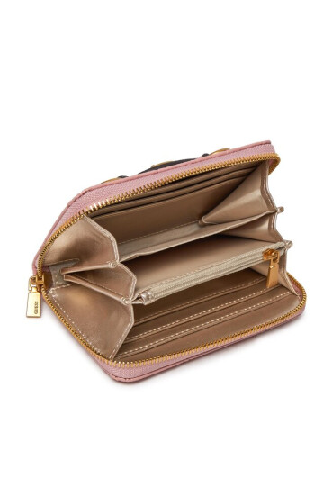 Guess Голям дамски портфейл Izzy Peony (PD) Slg SWPD92 09400 Розов - Mera.bg