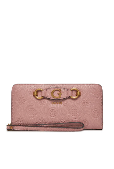 Guess Голям дамски портфейл Izzy Peony (PD) Slg SWPD92 09460 Розов - Mera.bg