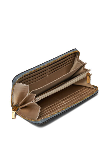 Guess Голям дамски портфейл Izzy Peony (PD) Slg SWPD92 09460 Син - Mera.bg