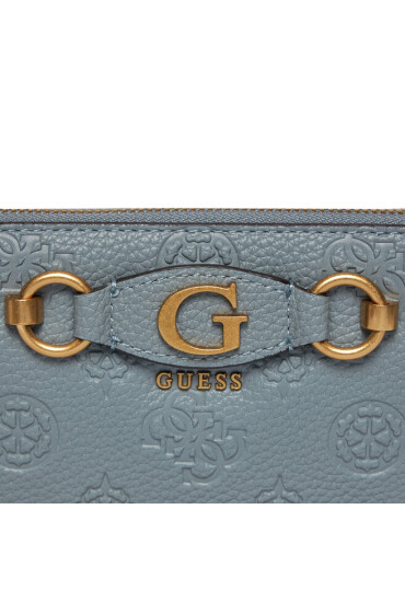 Guess Голям дамски портфейл Izzy Peony (PD) Slg SWPD92 09460 Син - Mera.bg