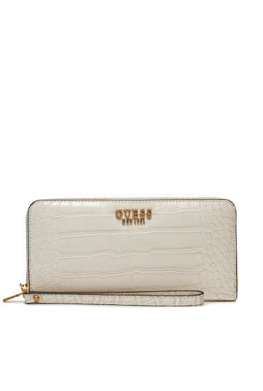 Guess Голям дамски портфейл Laurel (CX) Slg SWCX85 00460 Екрю - Mera.bg