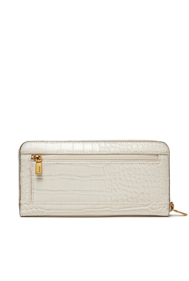 Guess Голям дамски портфейл Laurel (CX) Slg SWCX85 00460 Екрю - Mera.bg