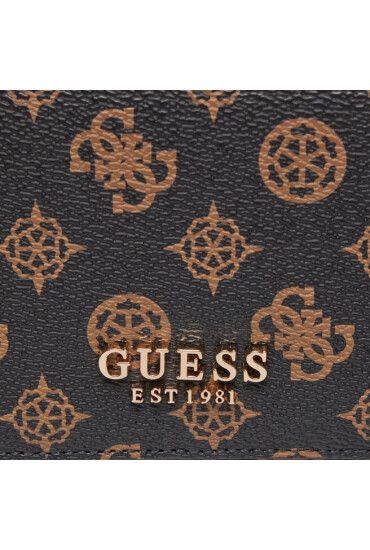 Guess Голям дамски портфейл Laurel (PG) Slg SWPG85 00550 Кафяв - Mera.bg