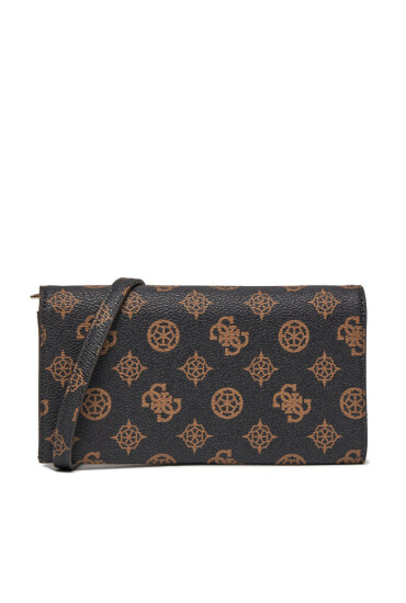Guess Голям дамски портфейл Laurel (PG) Slg SWPG85 00550 Кафяв - Mera.bg