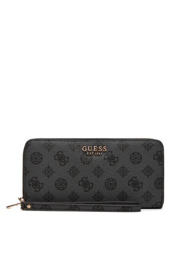 Guess Голям дамски портфейл Laurel SWPG85 00460 Черен - Mera.bg
