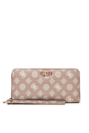 Guess Голям дамски портфейл Laurel SWPG85 00460 Розов - Mera.bg