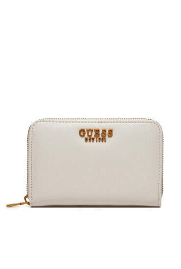 Guess Голям дамски портфейл Laurel SWVA85 00400 Екрю - Mera.bg
