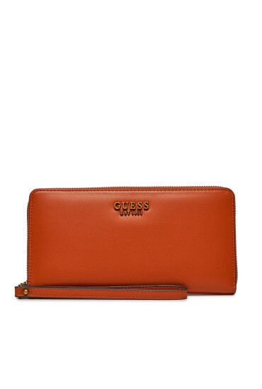 Guess Голям дамски портфейл Laurel SWVB85 00630 Оранжев - Mera.bg