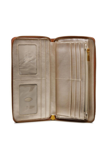 Guess Голям дамски портфейл Laurel SWVB85 00630 Кафяв - Mera.bg