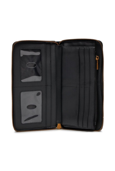 Guess Голям дамски портфейл Laurel (VB) Slg SWVB85 00630 Черен - Mera.bg