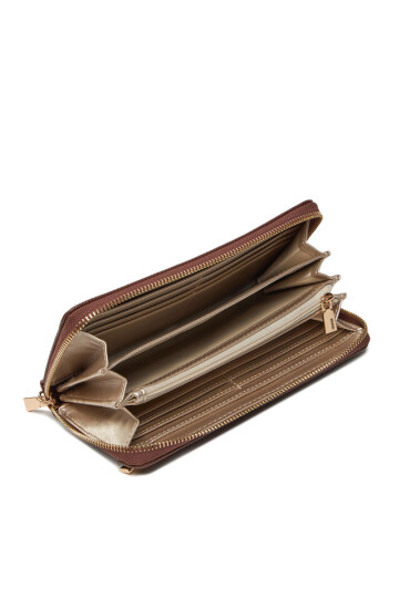 Guess Голям дамски портфейл Laurel (ZG) Slg SWZG85 00460 Кафяв - Mera.bg