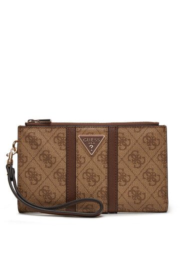 Guess Голям дамски портфейл Noreen (SG) Wallets SWSG90 00570 Кафяв - Mera.bg