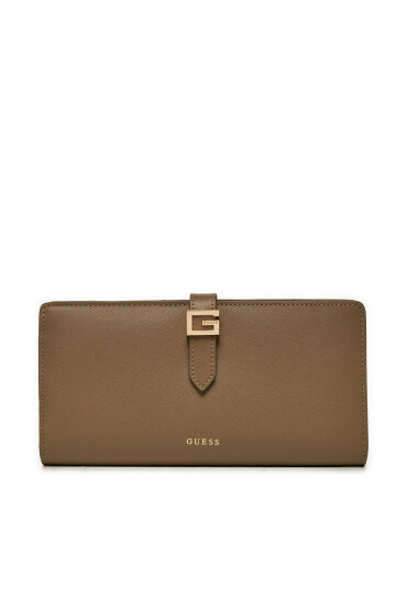 Guess Голям дамски портфейл RW1698 P4401 Кафяв - Mera.bg