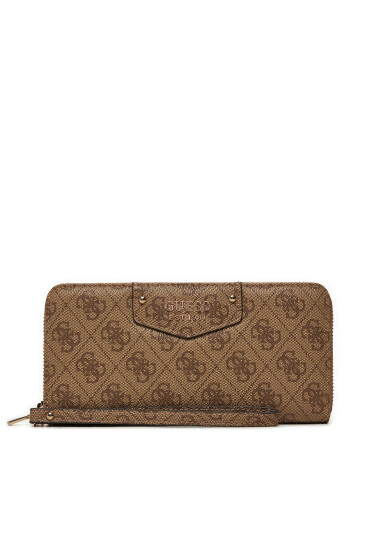 Guess Голям дамски портфейл SWBG83 90146 Кафяв - Mera.bg