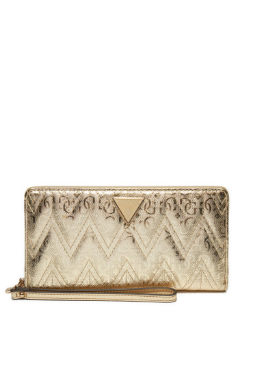 Guess Голям дамски портфейл SWGM95 02163 Златист - Mera.bg