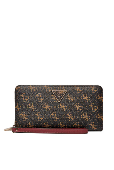 Guess Голям дамски портфейл SWQE85 00163 Кафяв - Mera.bg