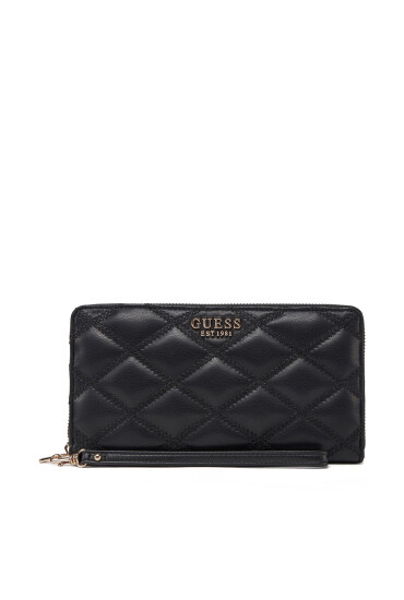 Guess Голям дамски портфейл SWQG96 32163 Черен - Mera.bg