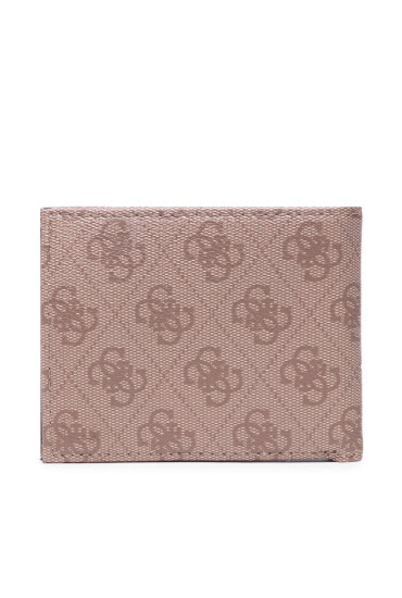 Guess Голям мъжки портфейл Vezzola (4G Logo Basique) SMVEZL LEA24 Кафяв - Mera.bg