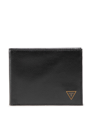 Guess Голям мъжки портфейл Scala Slg SMSCLA LEA27 Черен - Mera.bg