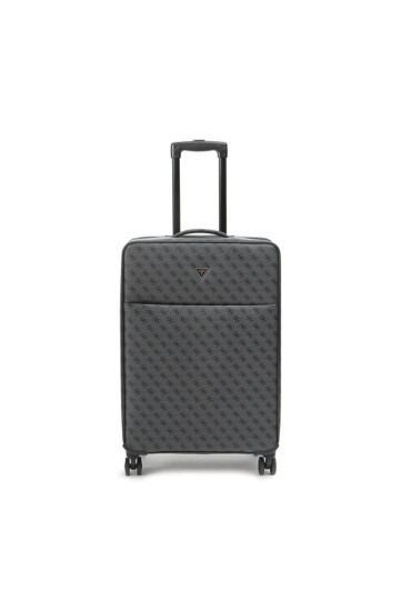 Guess Голям куфар Vezzola Travel TMVZLS P3302 Черно родиево покритие - Mera.bg