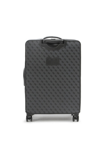 Guess Голям куфар Vezzola Travel TMVZLS P3302 Черно родиево покритие - Mera.bg