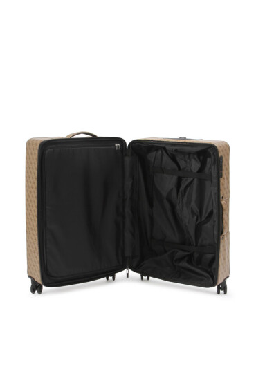 Guess Голям куфар Vezzola Travel TMVZLS P3303 Кафяв - Mera.bg