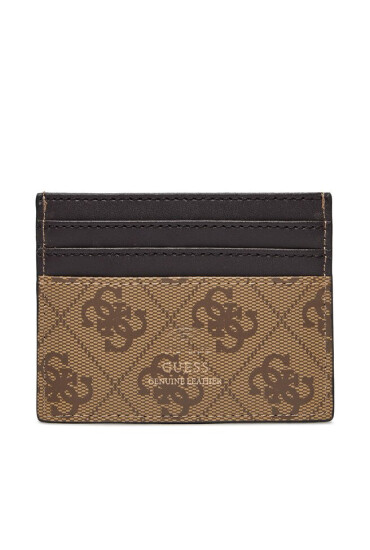 Guess Калъф за кредитни карти SMVELE LEA25 Бежов - Mera.bg