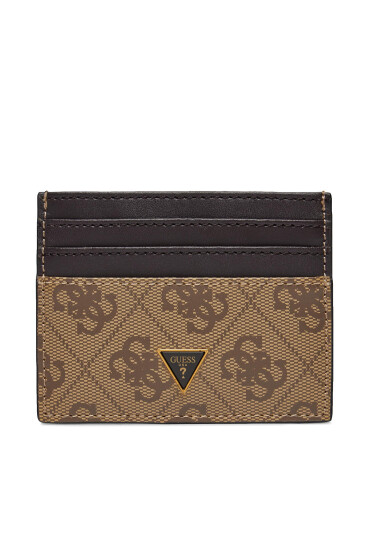 Guess Калъф за кредитни карти SMVELE LEA25 Бежов - Mera.bg