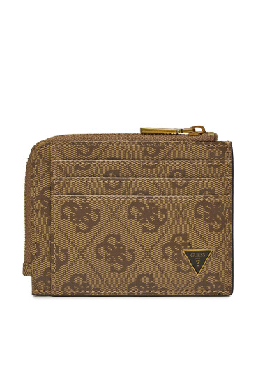 Guess Калъф за кредитни карти SMVELE LEA75 Бежов - Mera.bg