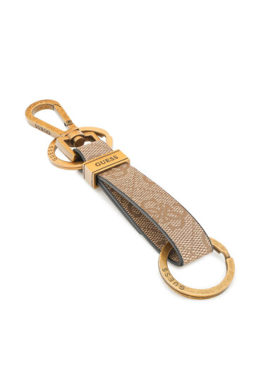 Guess Ключодържател Vezzola Flat Key Ring RMMON1 P2101 BRO - Mera.bg
