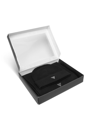 Guess Комплект шал и шапка M4BZ14 Z2W80 Черен - Mera.bg