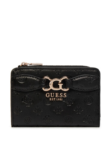 Guess Малък дамски портфейл Arlena Logo (PG) SWPG93 36560 Черен - Mera.bg