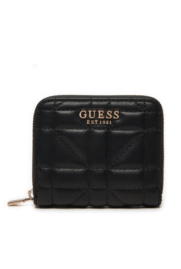 Guess Малък дамски портфейл Assia SWQG84 99370 Черен - Mera.bg