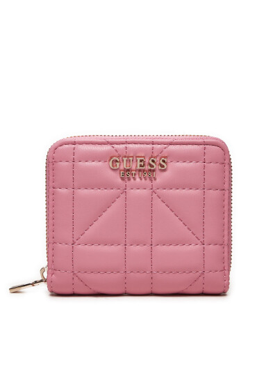 Guess Малък дамски портфейл Assia SWQG84 99370 Розов - Mera.bg