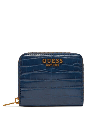 Guess Малък дамски портфейл Laurel (CA) Slg SWCA85 00370 Тъмносин - Mera.bg