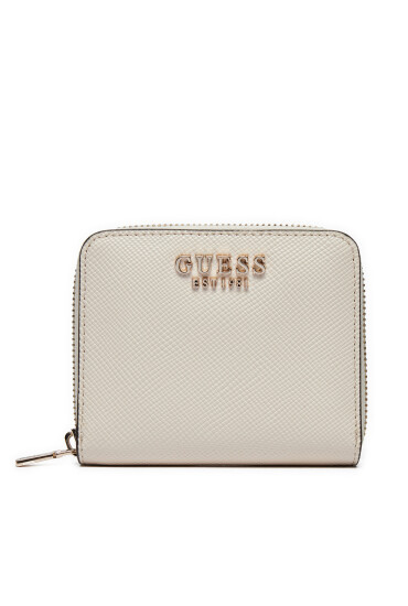Guess Малък дамски портфейл Laurel SWXG85 00370 Екрю - Mera.bg