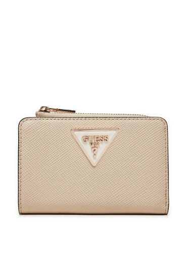 Guess Малък дамски портфейл Laurel (XG) Wallets SWXG85 00560 Бежов - Mera.bg
