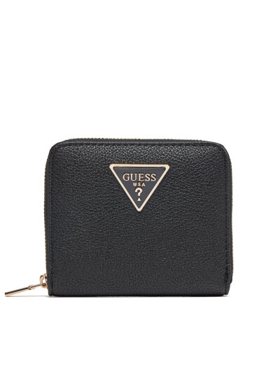 Guess Малък дамски портфейл Meridian (BG) Slg SWBG87 78370 Черен - Mera.bg