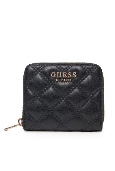Guess Малък дамски портфейл SWQG87 48137 Черен - Mera.bg