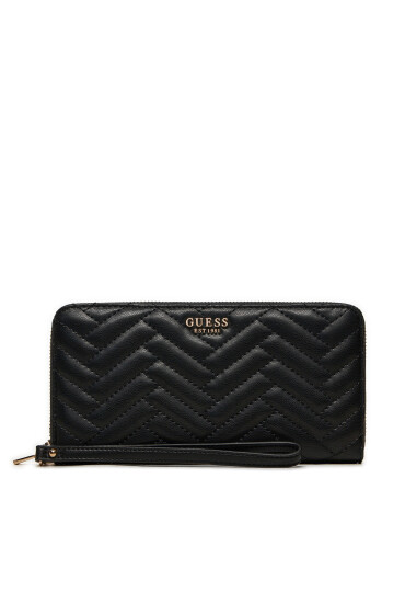 Guess Голям дамски портфейл SWQG95 08146 Черен - Mera.bg
