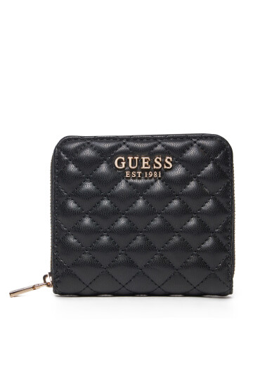 Guess Малък дамски портфейл SWQG95 41137 Черен - Mera.bg